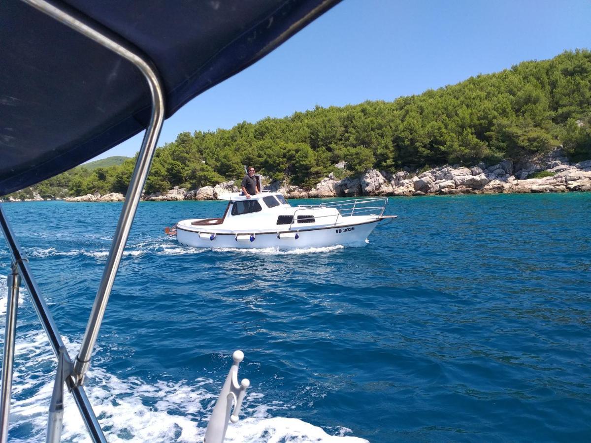 Familien Ferienhaus Vir Croatia 150M Strand Restaurant Einkaufen ภายนอก รูปภาพ